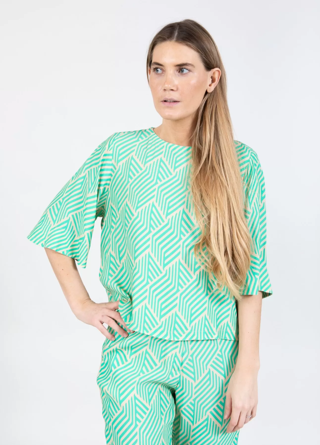 Dame Coster Copenhagen TOP I GRAFISK PRINT
