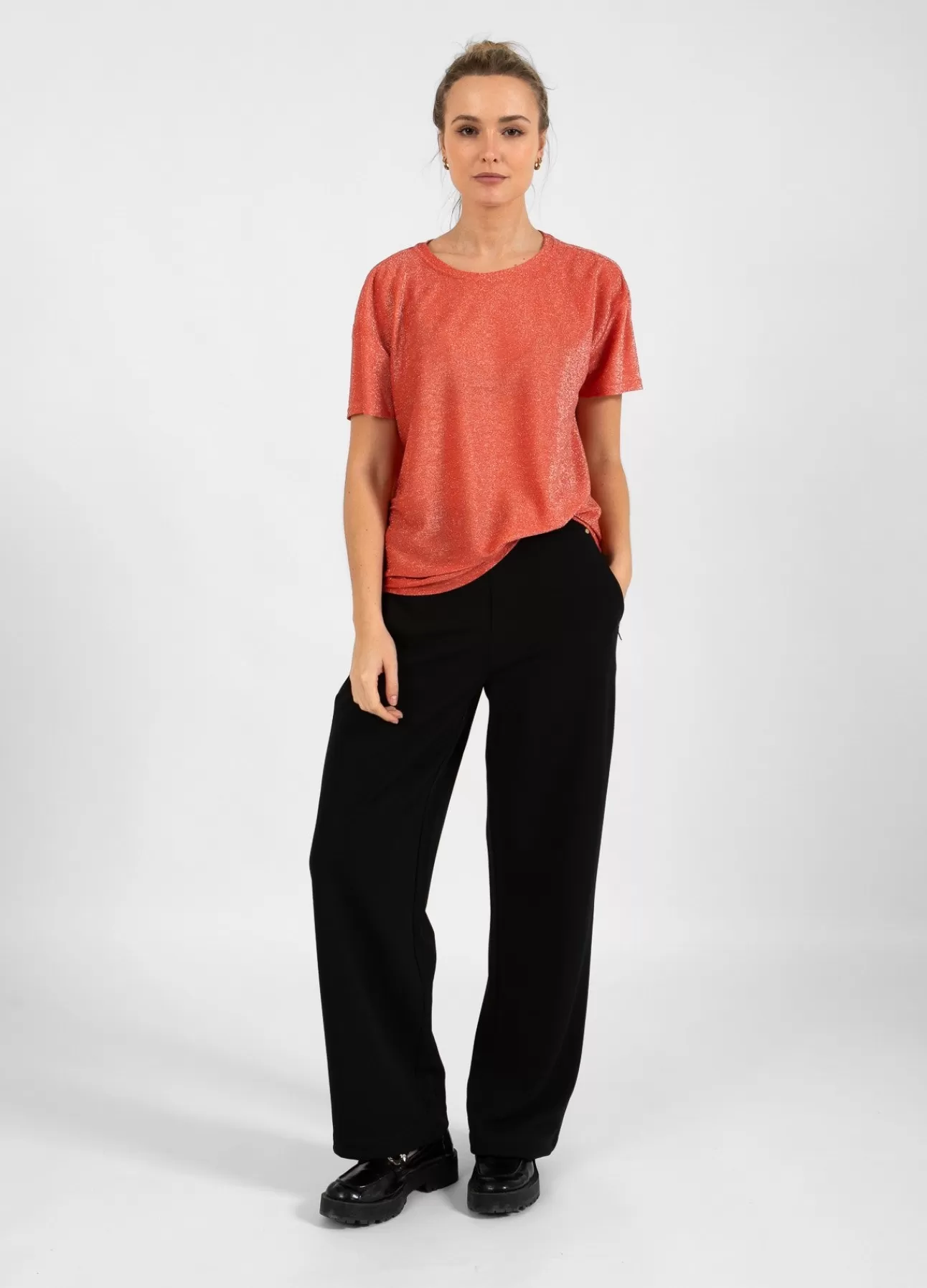Dame Coster Copenhagen T-SHIRT MED GLIMMER