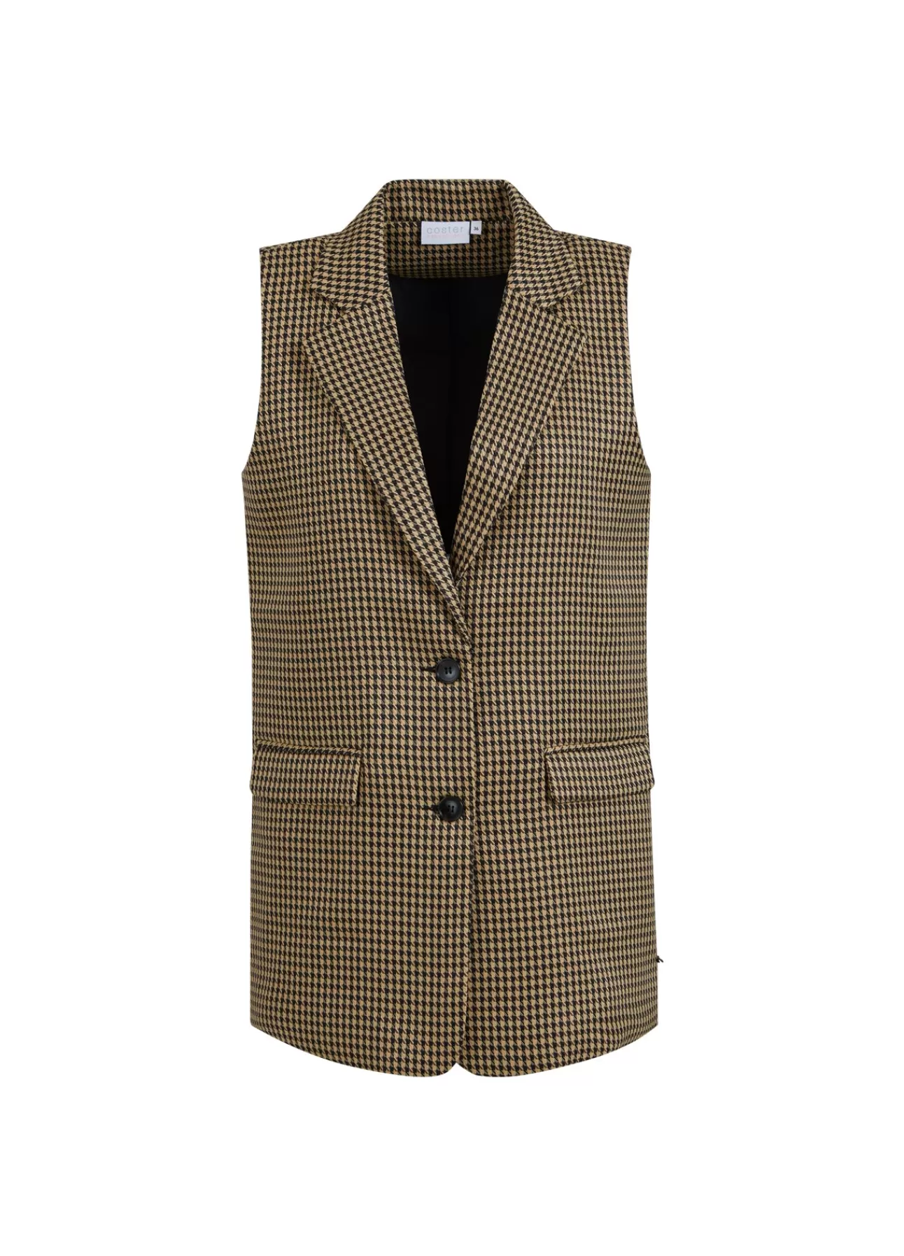 Dame Coster Copenhagen VEST I HOUNDSTOOTH